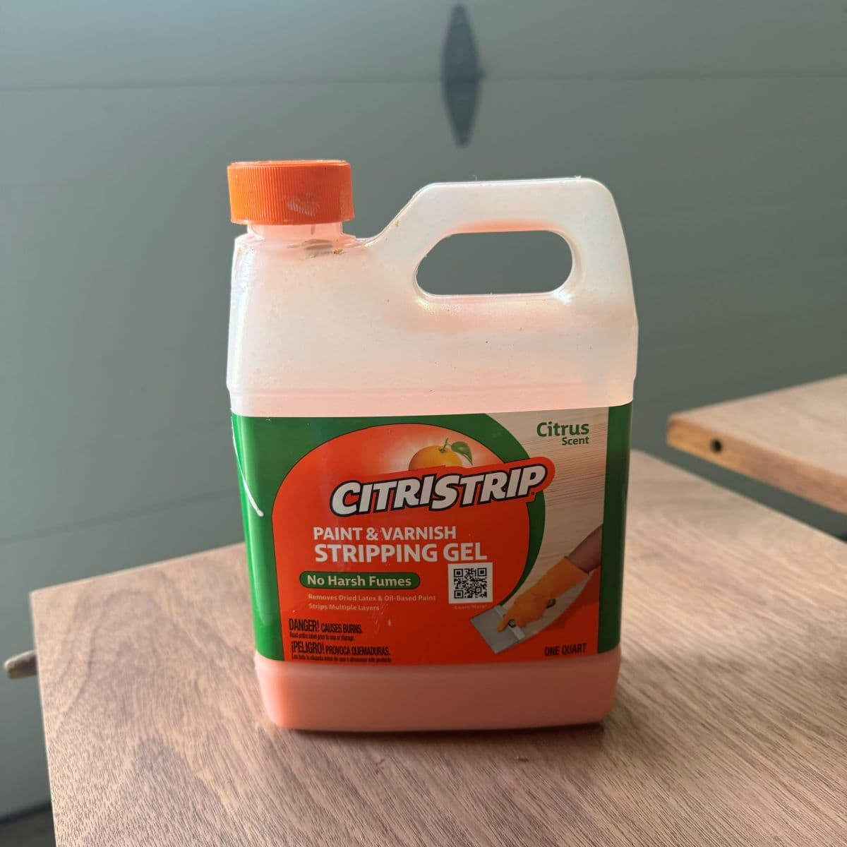 Container of Citristrip